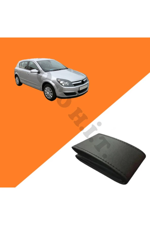 OTO H.İ.T.  OPEL ASTRA H UYUMLU DERİ DİREKSİYON KILIFI KALİTELİ DİKMELİ SİYAH ürün görseli