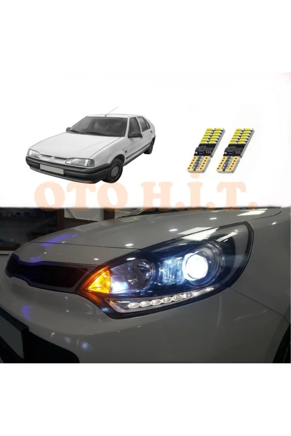 OTO H.İ.T.  Renault 19 Uyumlu Park Ampulü Beyaz Led Aydınlatma Ampulü Canbus'li ürün görseli