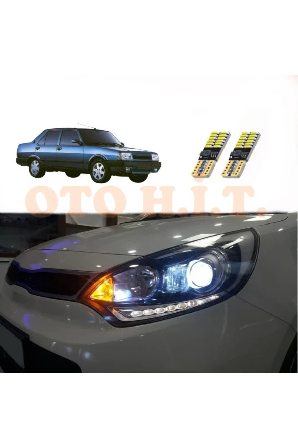 OTO H.İ.T.  Tofaş Doğan Uyumlu Park Ampulü Beyaz Led Aydınlatma Ampulü Canbus'li ürün görseli