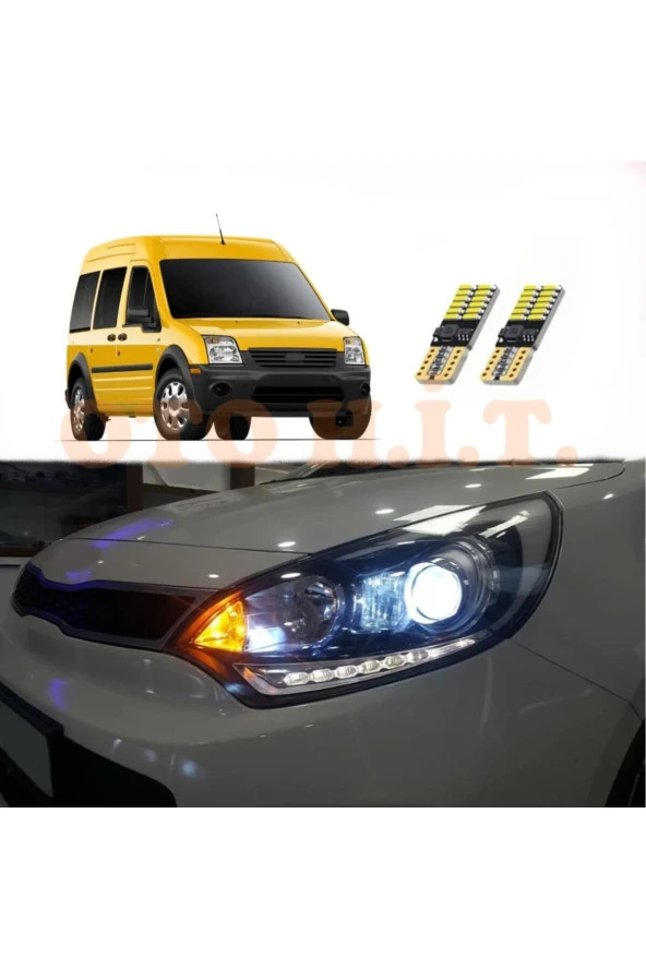 OTO H.İ.T.  Ford Connect Uyumlu Park Ampulü Beyaz Led Aydınlatma Ampulü Canbus'li