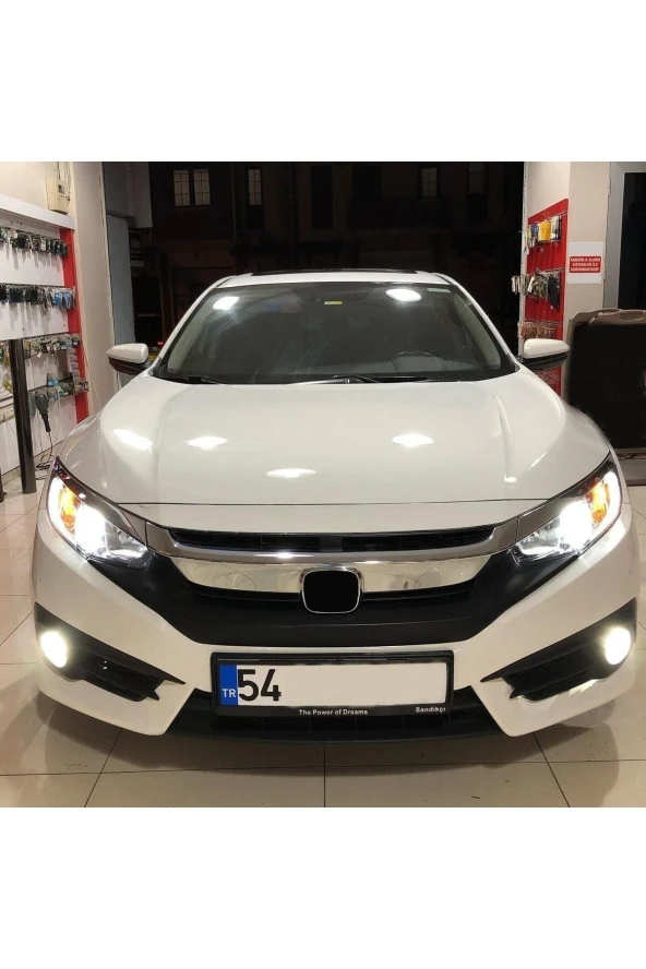 OTO H.İ.T.  Hona Civic Fc5 Sis Farı Uyumlu Led Xenon