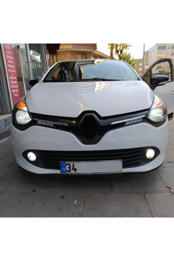 OTO H.İ.T.  Renault Clio 4 Uzun Farlar Için Uyumlu Şimşek Etkili Led Xenon Beyaz Far Ampulü