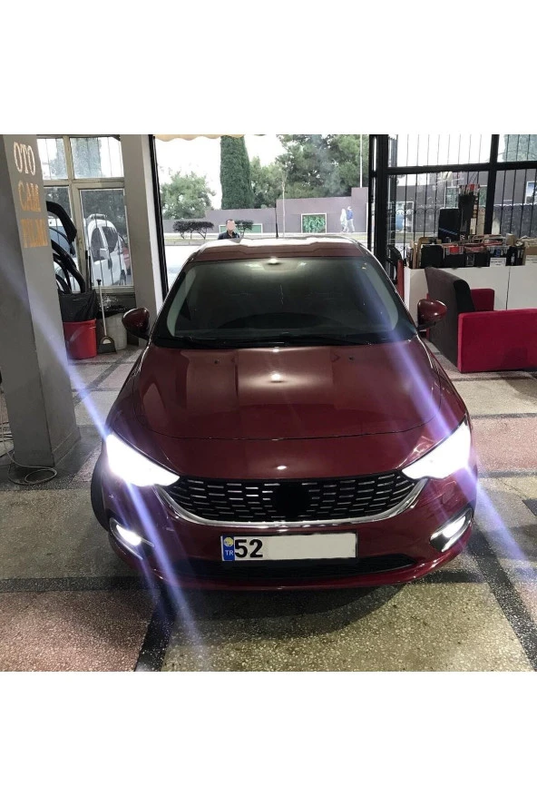 OTO H.İ.T.  Fiat Egea Uyumlu Kısa Şimşek Etkili Led Xenon Far Ampulü