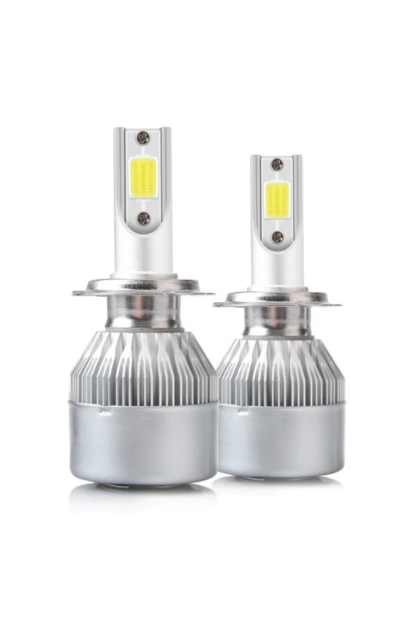 OTO H.İ.T.  Seat Ibiza Mk3 Kısa Farlar Için Uyumlu Şimşek Etkili Led Xenon Beyaz Far Ampulü
