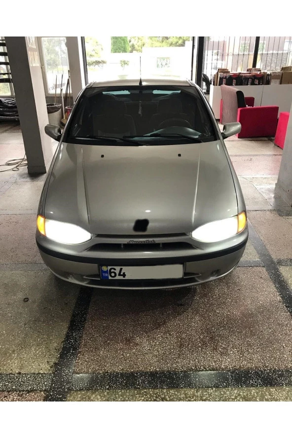 OTO H.İ.T.  Fiat Siena Kısa Farlar Için Uyumlu Şimşek Etkili Led Xenon Beyaz Far Ampulü