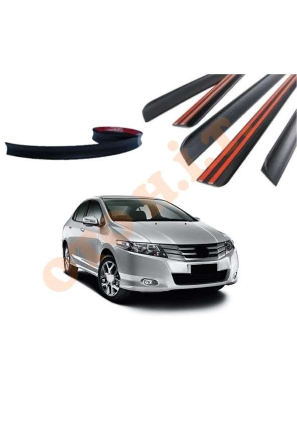 OTO H.İ.T.  HONDA CİTY 09-12 UYUMLU BAGAJ ÜSTÜ SPOİLER MAT SİYAH