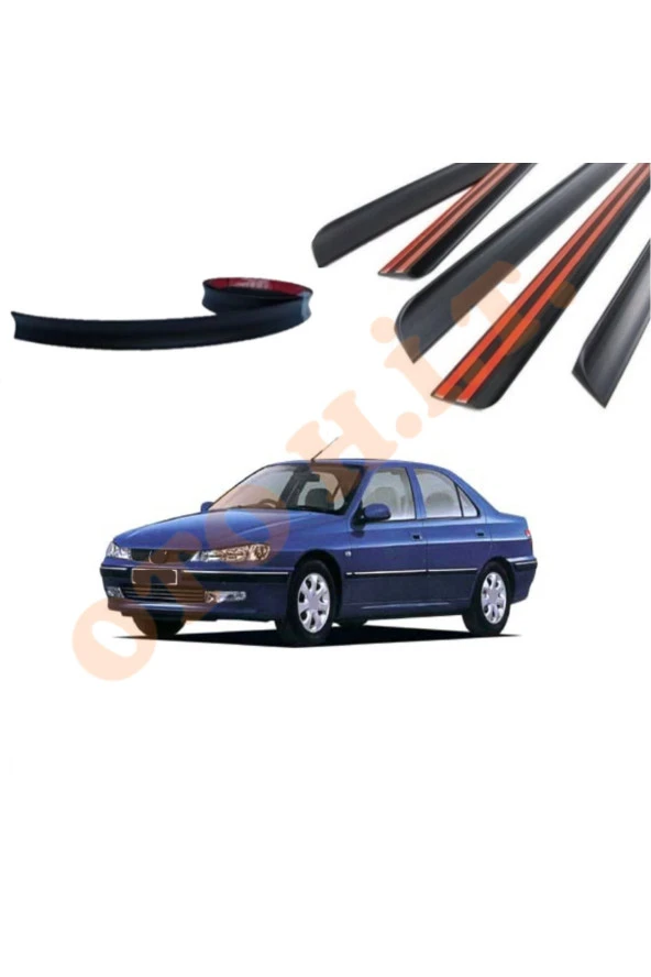 OTO H.İ.T.  PEUGEOT 406 UYUMLU BAGAJ ÜSTÜ SPOİLER MAT SİYAH