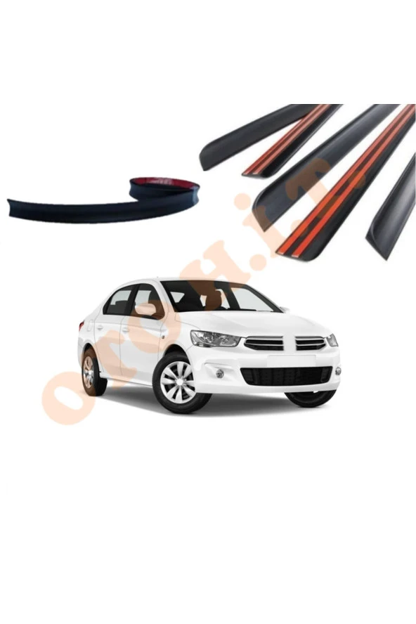 OTO H.İ.T.  CİTROEN C ELYSEE UYUMLU BAGAJ ÜSTÜ SPOİLER MAT SİYAH ürün görseli