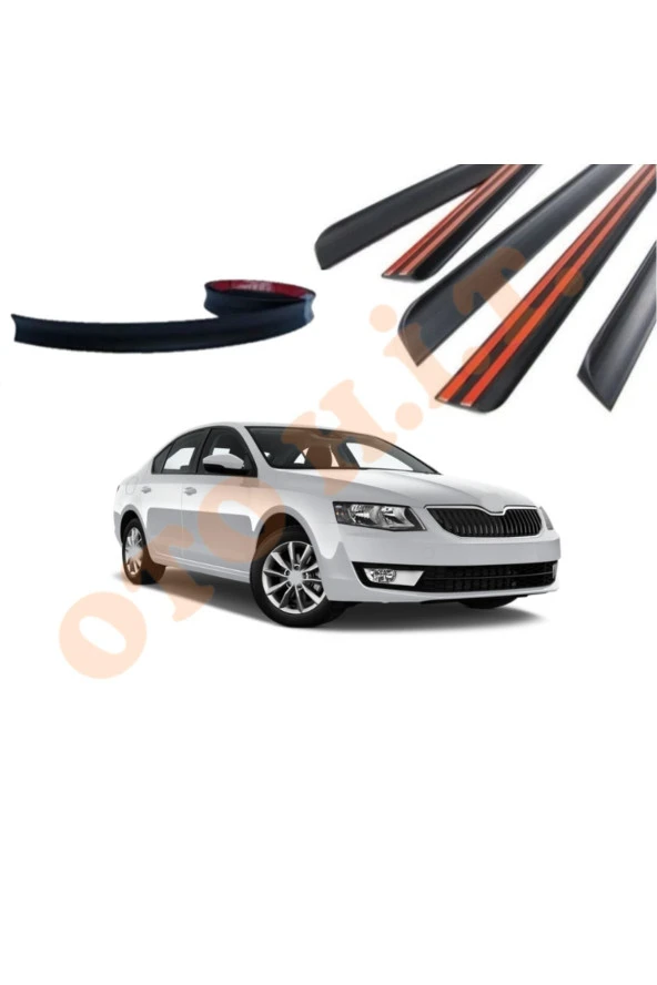 OTO H.İ.T.  SKODA OCTAVİA 13 ÜZERİ UYUMLU BAGAJ ÜSTÜ SPOİLER MAT SİYAH ürün görseli