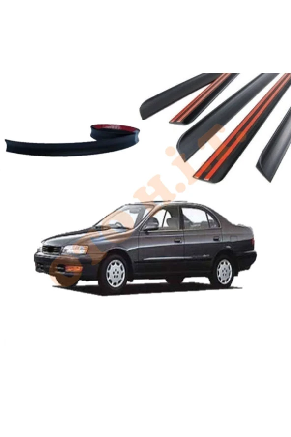 OTO H.İ.T.  TOYOTA CORONA UYUMLU BAGAJ ÜSTÜ SPOİLER MAT SİYAH