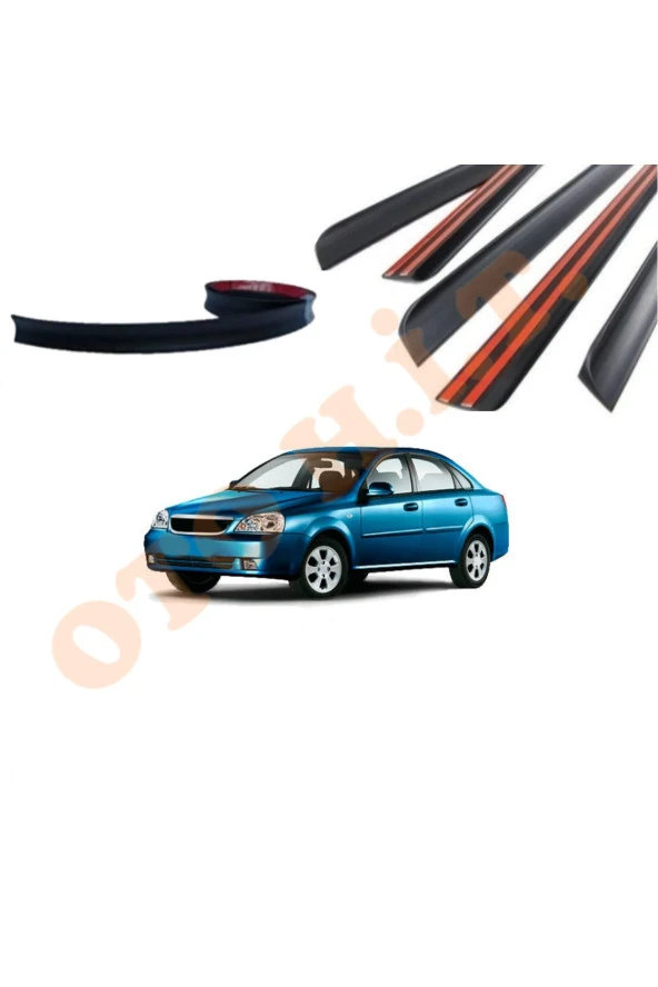 OTO H.İ.T.  CHEVROLET LACETTİ 04-09 UYUMLU BAGAJ ÜSTÜ SPOİLER MAT SİYAH
