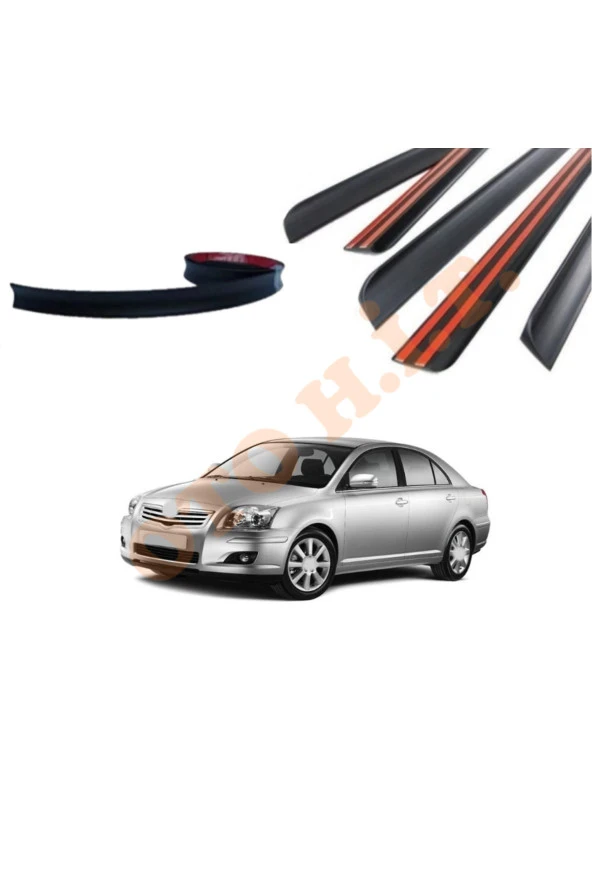 OTO H.İ.T.  TOYOTA AVENSİS 02-08 UYUMLU BAGAJ ÜSTÜ SPOİLER MAT SİYAH