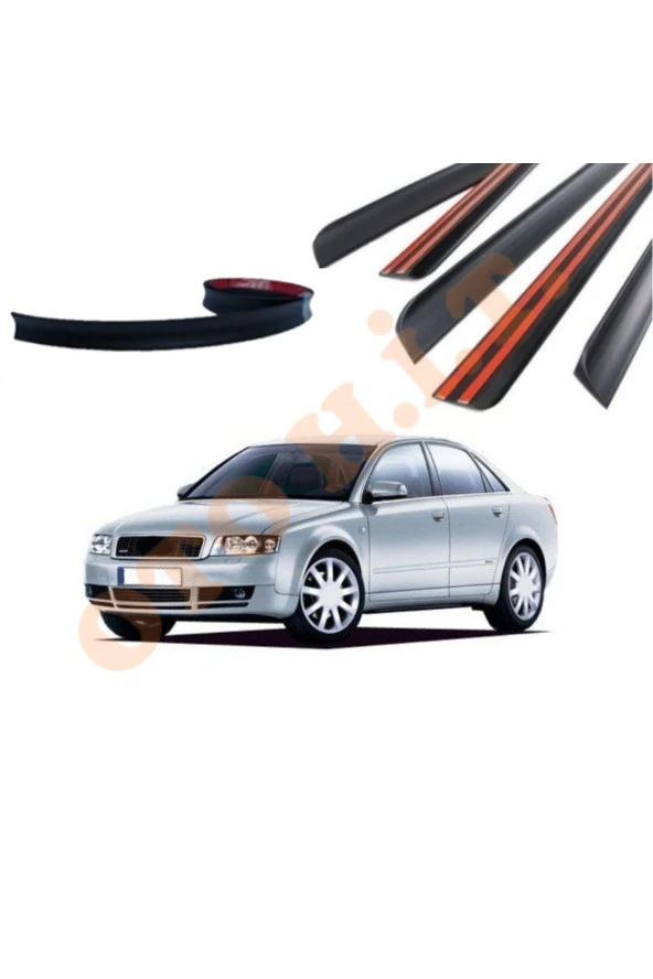 OTO H.İ.T.  AUDİ A4 01-05 UYUMLU BAGAJ ÜSTÜ SPOİLER MAT SİYAH