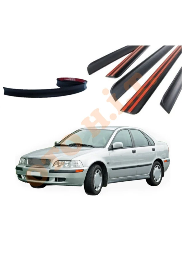 OTO H.İ.T.  VOLVO S40 97-04 UYUMLU BAGAJ ÜSTÜ SPOİLER MAT SİYAH