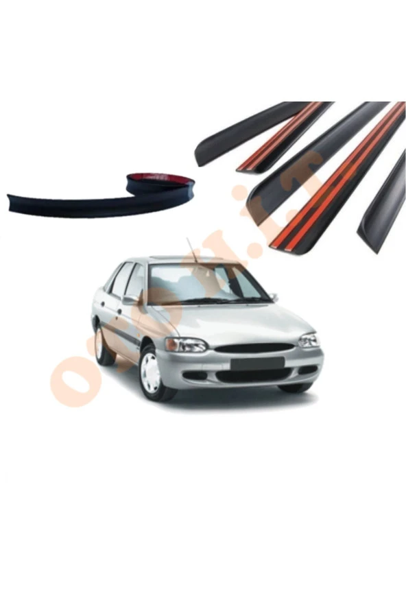 OTO H.İ.T.  FORD ESCORT UYUMLU BAGAJ ÜSTÜ SPOİLER MAT SİYAH