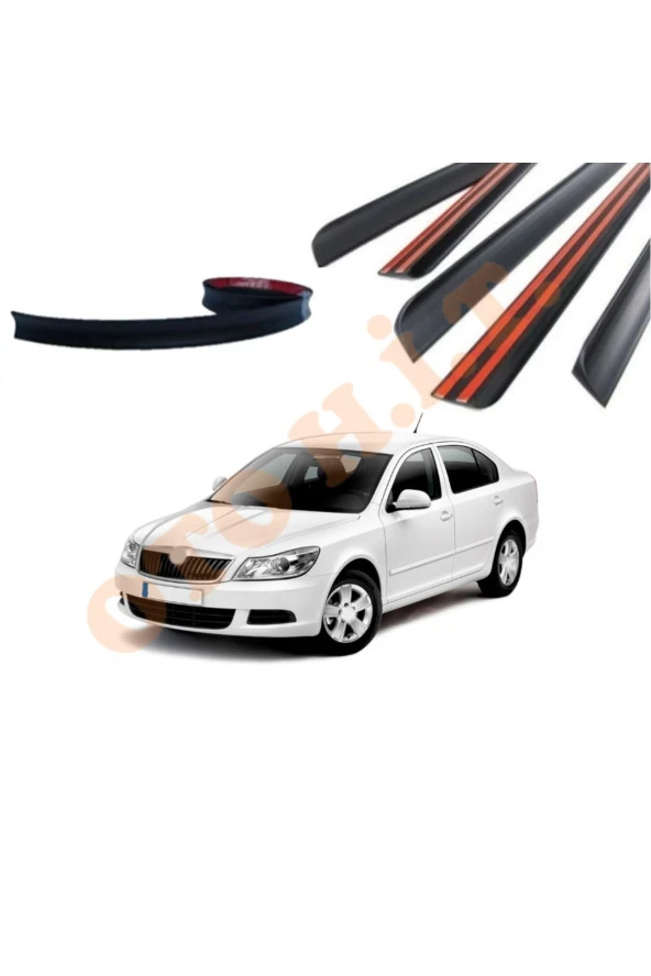 OTO H.İ.T.  SKODA OCTAVİA 09-12 UYUMLU BAGAJ ÜSTÜ SPOİLER MAT SİYAH ürün görseli