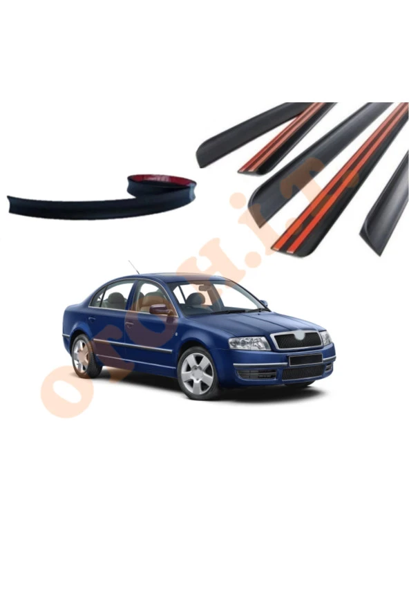 OTO H.İ.T.  SKODA SUPERB 03-08 UYUMLU BAGAJ ÜSTÜ SPOİLER MAT SİYAH ürün görseli