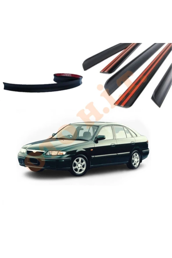 OTO H.İ.T.  MAZDA 626 98-01 UYUMLU BAGAJ ÜSTÜ SPOİLER MAT SİYAH