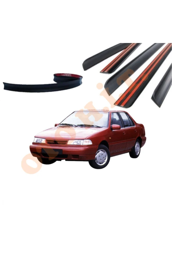 OTO H.İ.T.  HYUNDAİ EXCEL UYUMLU BAGAJ ÜSTÜ SPOİLER MAT SİYAH ürün görseli