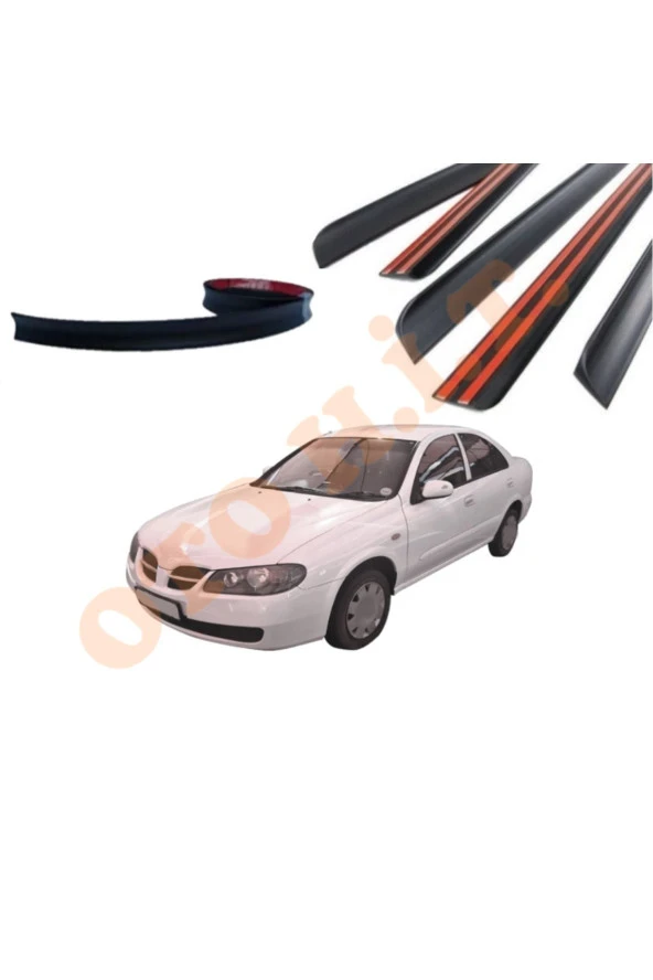 OTO H.İ.T.  NİSSAN ALMERA 01-07 UYUMLU BAGAJ ÜSTÜ SPOİLER MAT SİYAH