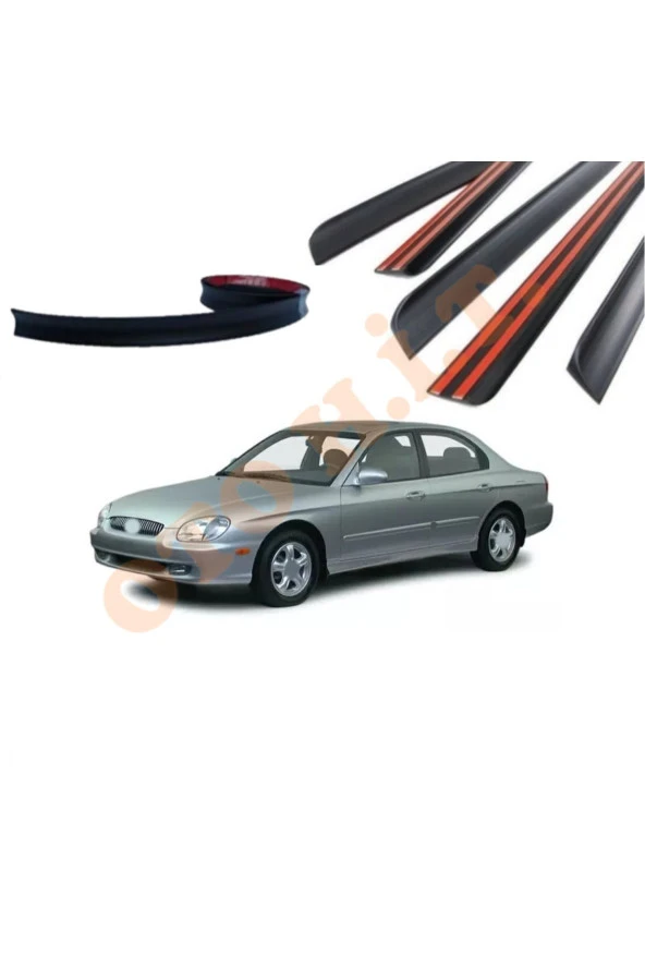 OTO H.İ.T.  HYUNDAİ SONATA 99-01 UYUMLU BAGAJ ÜSTÜ SPOİLER MAT SİYAH ürün görseli