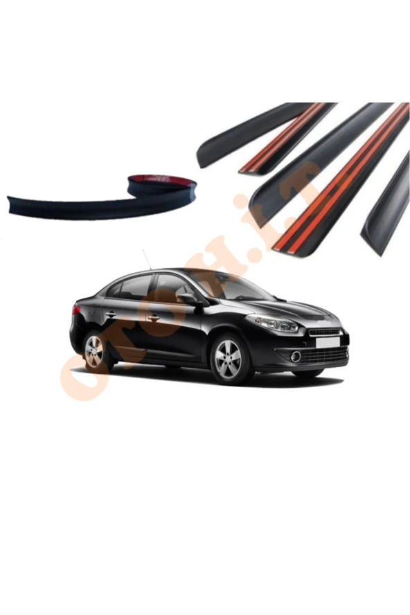 OTO H.İ.T.  RENAULT FLUENCE UYUMLU BAGAJ ÜSTÜ SPOİLER MAT SİYAH