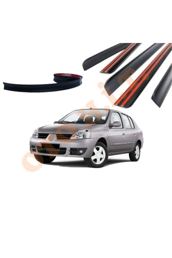 OTO H.İ.T.  RENAULT CLİO SEDAN UYUMLU BAGAJ ÜSTÜ SPOİLER MAT SİYAH ürün görseli