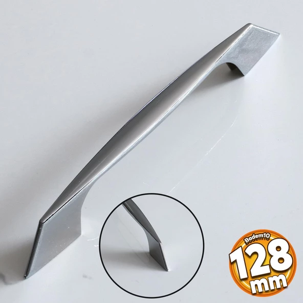 Kılıç 128 Mm Krom Renk Mobilya Mutfak Dolabı Çekmece Dolap Kapak Kulpu Kulbu Metal Kulpları 128 Mm
