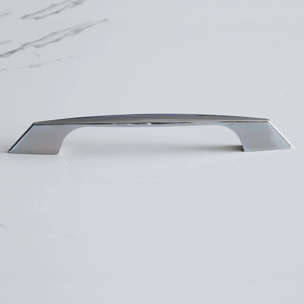 Kılıç 128 Mm Krom Renk Mobilya Mutfak Dolabı Çekmece Dolap Kapak Kulpu Kulbu Metal Kulpları 128 Mm - 5