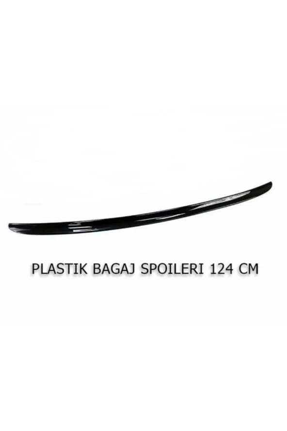 OTO H.İ.T.  Renault 19 Europa Uyumlu Bagaj Üstü Spoiler Piano Black Tam Uyumlu 124 Cm