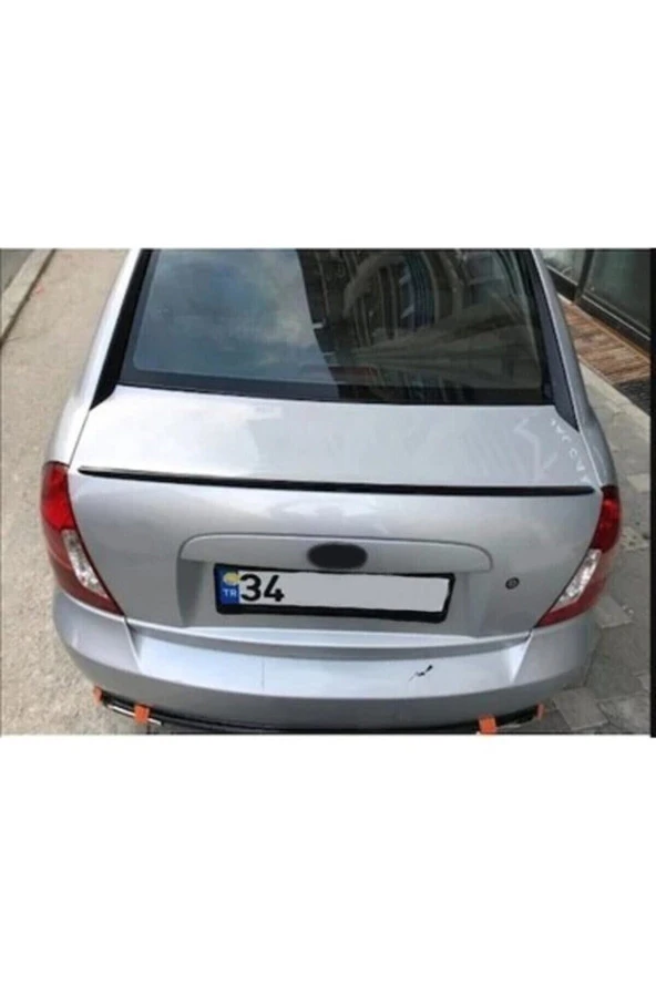 OTO H.İ.T.  Hyundai Accent Era Uyumlu Bagaj Üstü Spoiler Piano Black