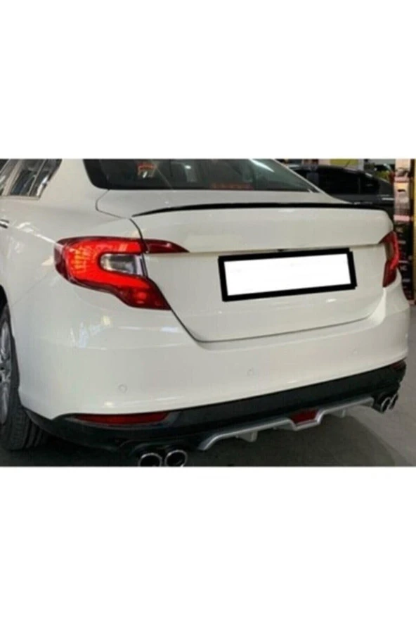 OTO H.İ.T.  Fiat Egea Uyumlu Bagaj Üstü Spoiler Piano Black Tam Uyumlu ürün görseli