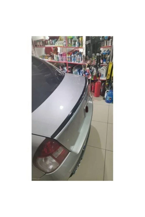 OTO H.İ.T.  Renault Smybol Sedan 1998-2008 Uyumlu Bagaj Üstü Spoiler Piano Black - Resim 2
