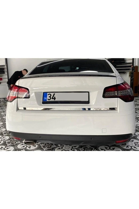 OTO H.İ.T.  Citroen C5 Uyumlu Bagaj Üstü Spoiler Piano Black - Resim 2