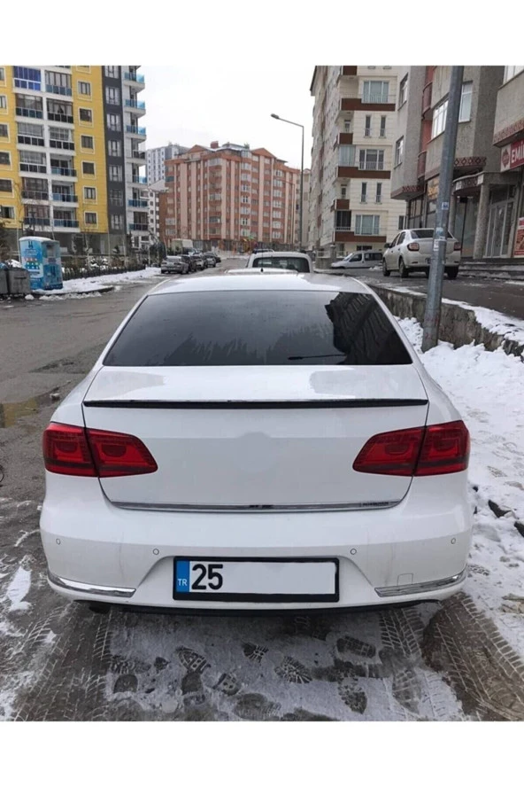 OTO H.İ.T.  Vw Passat B7 Uyumlu Bagaj Üstü Spoiler Piano Black