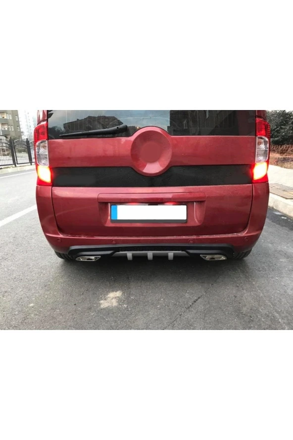 OTO H.İ.T.  FİAT FİORİNO UYUMLU BODY KİT DİFÜZÖR 2 ÇIKIŞ GRİ KARE