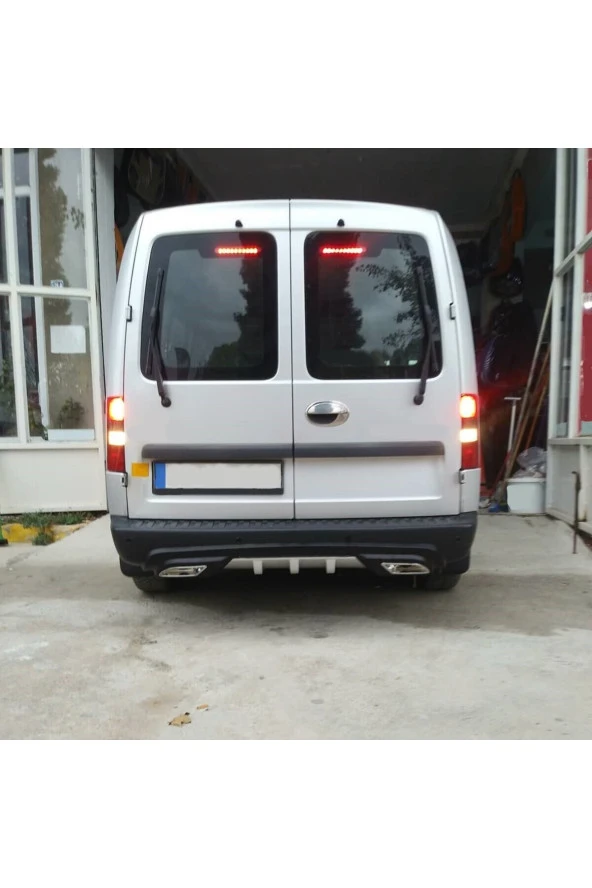 OTO H.İ.T.  OPEL COMBO UYUMLU BODY KİT DİFÜZÖR 2 ÇIKIŞ GRİ KARE