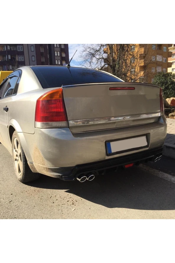 OTO H.İ.T.  OPEL VECTRA B UYUMLU BODY KİT DİFÜZÖR 4 ÇIKIŞ YUVARLAK SİYAH MODEL 2 ürün görseli