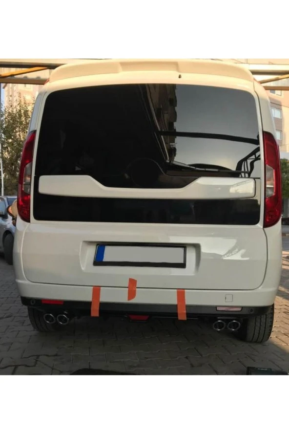 OTO H.İ.T.  FİAT DOBLO D4 UYUMLU BODY KİT DİFÜZÖR 4 ÇIKIŞ SİYAH YUVARLAK ürün görseli