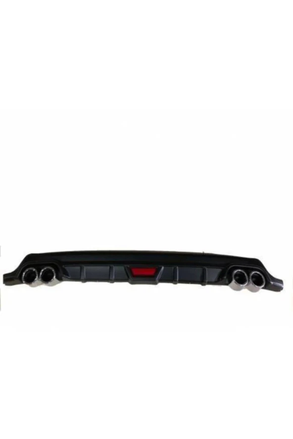 OTO H.İ.T.  VOLKSWAGEN BORA UYUMLU BODY KİT DİFÜZÖR 4 ÇIKIŞ YUVARLAK SİYAH MODEL 2 - 3