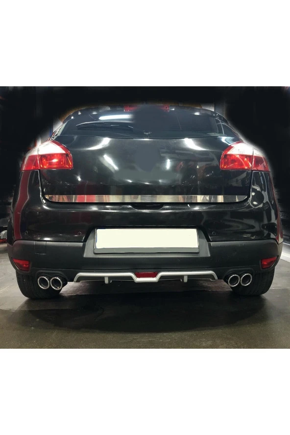 OTO H.İ.T.  RENAULT MEGANE 3 UYUMLU BODY KİT DİFÜZÖR 4 ÇIKIŞ GRİ YUVARLAK ürün görseli