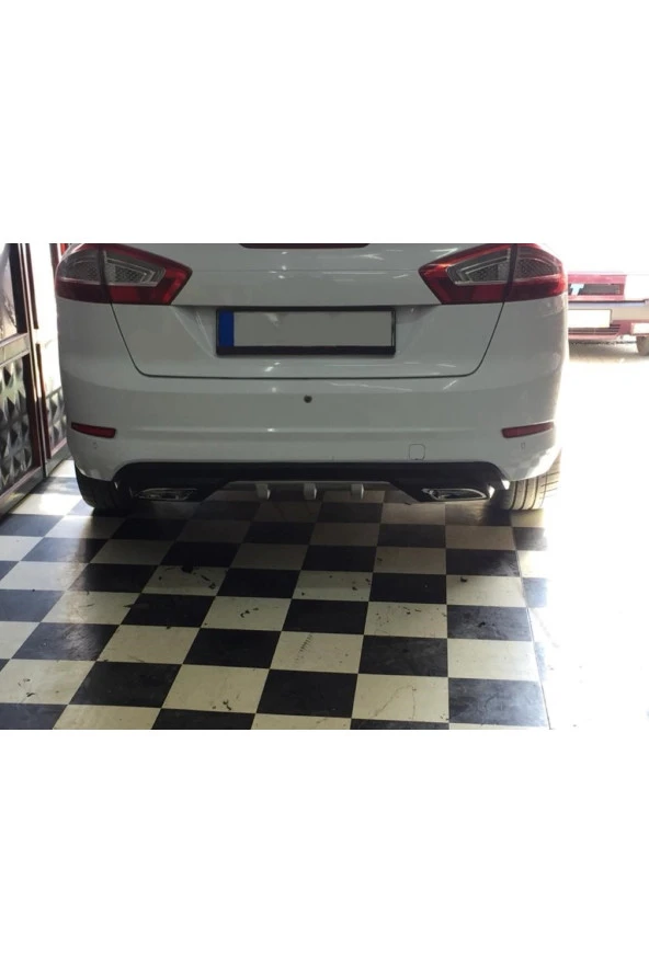 OTO H.İ.T.  FORD MONDEO UYUMLU BODY KİT DİFÜZÖR 2 ÇIKIŞ GRİ KARE ürün görseli