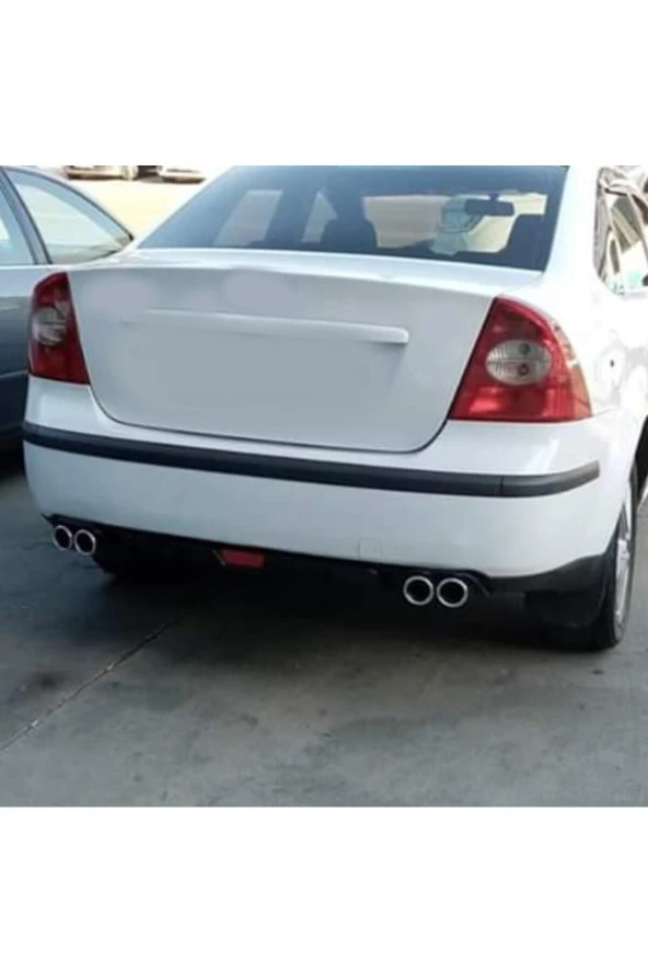 OTO H.İ.T.  FORD FOCUS 2 UYUMLU BODY KİT DİFÜZÖR 4 ÇIKIŞ SİYAH YUVARLAK