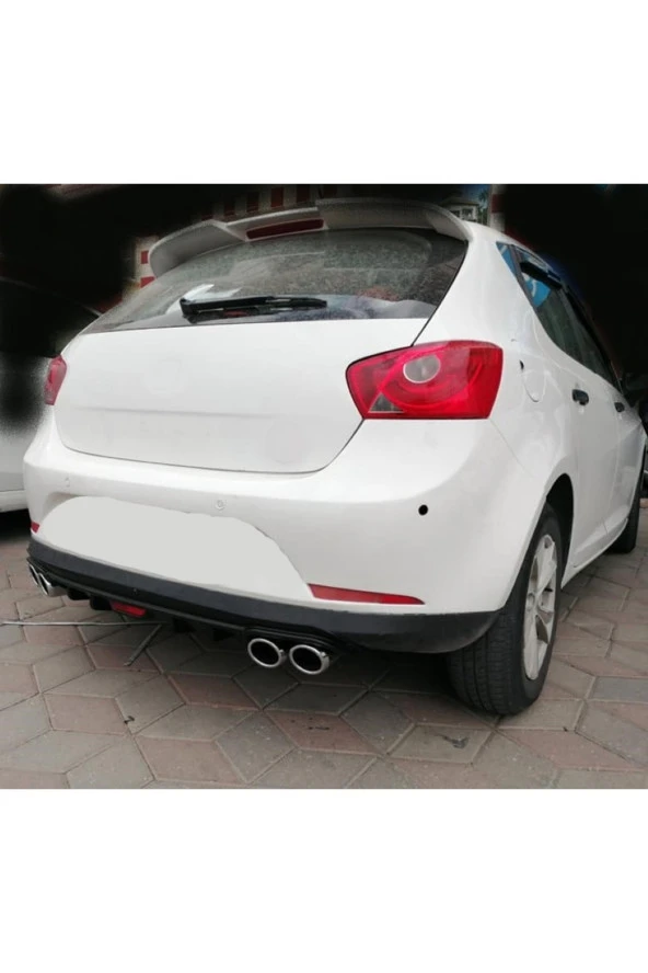 OTO H.İ.T.  SEAT İBİZA UYUMLU BODY KİT DİFÜZÖR 4 ÇIKIŞ SİYAH YUVARLAK ürün görseli