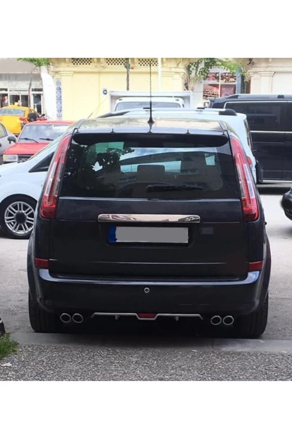 OTO H.İ.T.  FORD C MAX UYUMLU BODY KİT DİFÜZÖR 4 ÇIKIŞ GRİ YUVARLAK ürün görseli