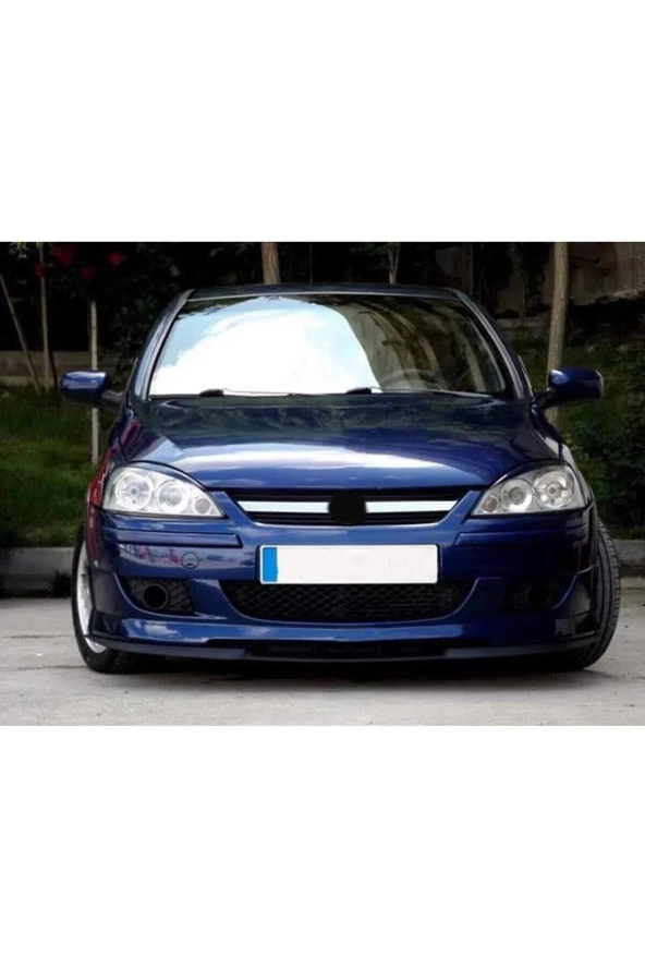 OTO H.İ.T.  OPEL CORSA C UYUMLU ÖN TAMPON EKİ CUPRA LİP MAT SİYAH BODY KİT