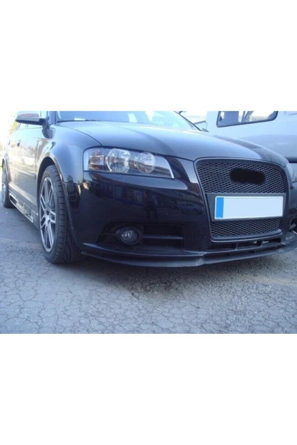 OTO H.İ.T.  AUDİ A3 03-09 UYUMLU ÖN TAMPON EKİ CUPRA LİP MAT SİYAH BODY KİT