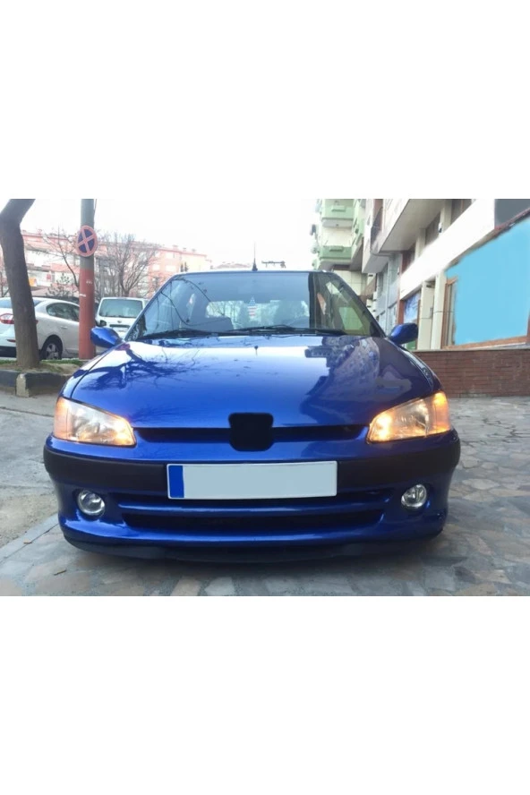 OTO H.İ.T.  PEUGEOT 106 UYUMLU ÖN TAMPON EKİ CUPRA LİP MAT SİYAH BODY KİT ürün görseli