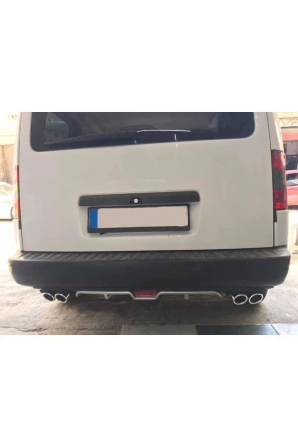 OTO H.İ.T.  OPEL COMBO UYUMLU BODY KİT DİFÜZÖR 4 ÇIKIŞ GRİ YUVARLAK