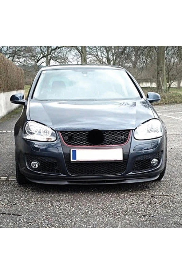 OTO H.İ.T.  VOLKSWAGEN JETTA UYUMLU ÖN TAMPON EKİ CUPRA LİP MAT SİYAH BODY KİT